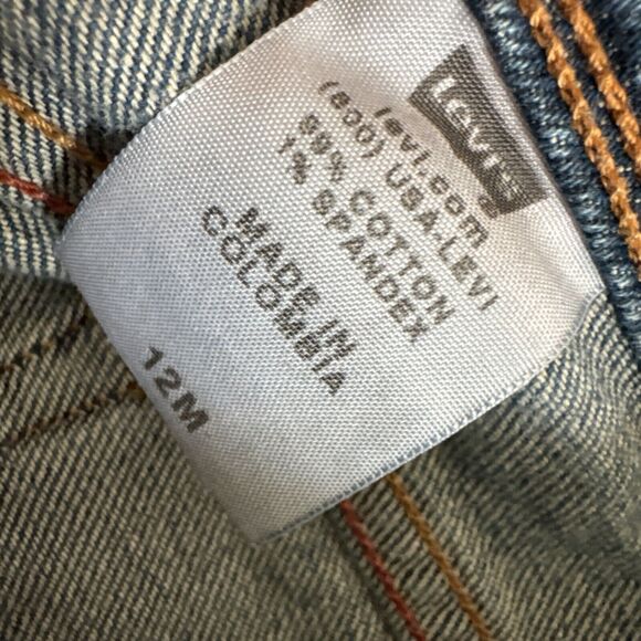 Levis Skinny Jeans Vintage 582 Size12 M Blue Pants Ladies Mid Rise Stret… - Picture 12 of 12